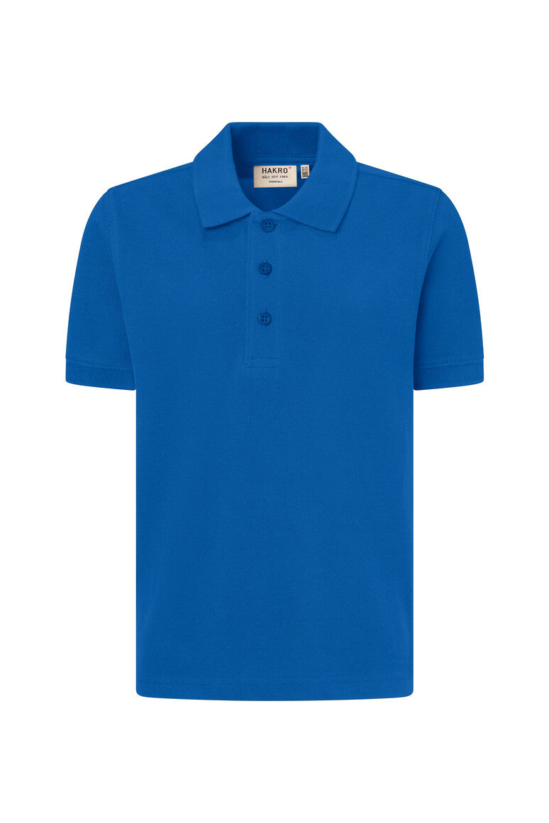 HAKRO Kinder Poloshirt Bio-Baumwolle 545 royalblau