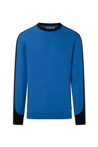HAKRO Sweatshirt Contrast MIKRALINAR® ECO 549 royalblau/schwarz