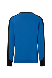 HAKRO Sweatshirt Contrast MIKRALINAR® ECO 549 royalblau/schwarz