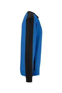 HAKRO Sweatshirt Contrast MIKRALINAR® ECO 549 royalblau/schwarz