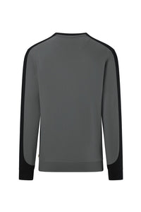 HAKRO Sweatshirt Contrast MIKRALINAR® ECO 549 anthrazit/schwarz