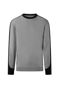 HAKRO Sweatshirt Contrast MIKRALINAR® ECO 549 titan/schwarz