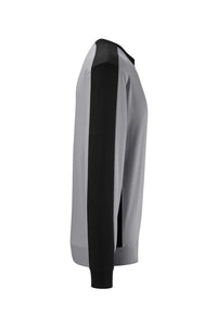 HAKRO Sweatshirt Contrast MIKRALINAR® ECO 549 titan/schwarz