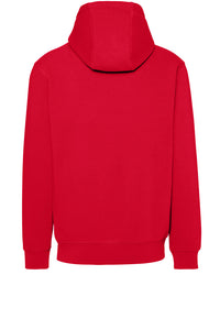 HAKRO Kapuzen-Sweatshirt Bio-Baumwolle 560 rot