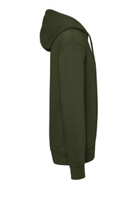 HAKRO Kapuzen-Sweatshirt Bio-Baumwolle 560 olive