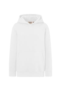 HAKRO Kinder Kapuzen-Sweatshirt Bio-Baumwolle 562 weiß