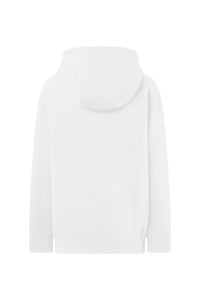 HAKRO Kinder Kapuzen-Sweatshirt Bio-Baumwolle 562 weiß
