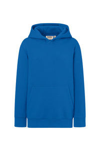 HAKRO Kinder Kapuzen-Sweatshirt Bio-Baumwolle 562 royalblau