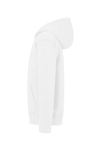 HAKRO Kinder Kapuzen-Sweatjacke Bio-Baumwolle 565 weiß