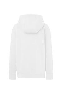 HAKRO Kinder Kapuzen-Sweatjacke Bio-Baumwolle 565 weiß