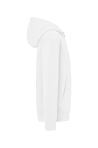 HAKRO Kinder Kapuzen-Sweatjacke Bio-Baumwolle 565 weiß