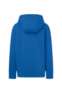 HAKRO Kinder Kapuzen-Sweatjacke Bio-Baumwolle 565 royalblau