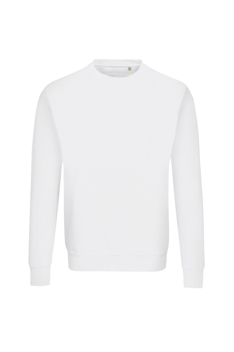 Label-Free Sweatshirt Heavy MIKRALINAR® ECO 567 weiß
