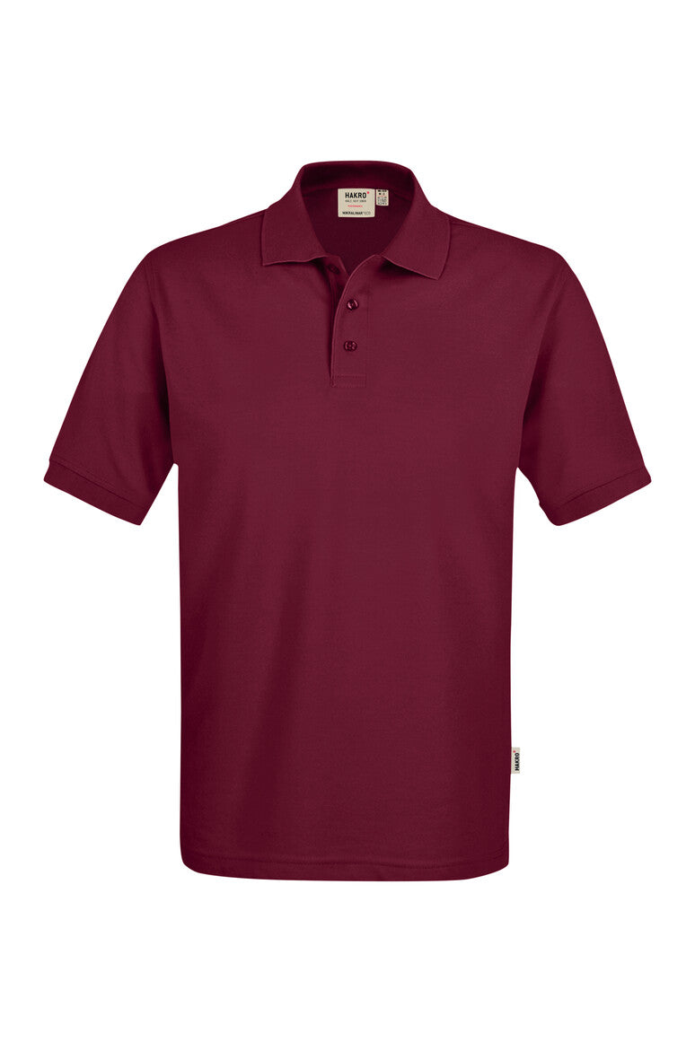 HAKRO Poloshirt MIKRALINAR® ECO 569 weinrot