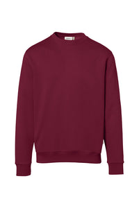 HAKRO Sweatshirt Bio-Baumwolle 570 weinrot