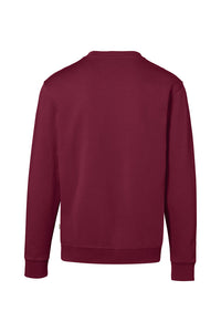 HAKRO Sweatshirt Bio-Baumwolle 570 weinrot