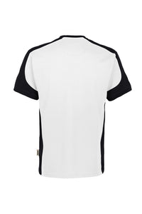 HAKRO T-Shirt Contrast MIKRALINAR® ECO 590 weiß/schwarz