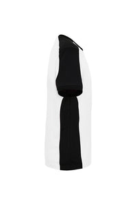 HAKRO T-Shirt Contrast MIKRALINAR® ECO 590 weiß/schwarz