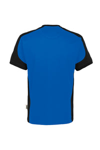 HAKRO T-Shirt Contrast MIKRALINAR® ECO 590 royalblau/schwarz