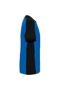 HAKRO T-Shirt Contrast MIKRALINAR® ECO 590 royalblau/schwarz