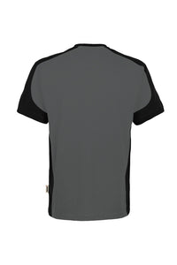 HAKRO T-Shirt Contrast MIKRALINAR® ECO 590 anthrazit/schwarz
