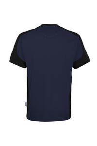 HAKRO T-Shirt Contrast MIKRALINAR® ECO 590 tinte/schwarz