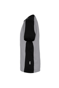 HAKRO T-Shirt Contrast MIKRALINAR® ECO 590 titan/schwarz