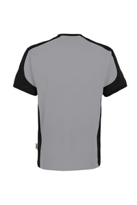 HAKRO T-Shirt Contrast MIKRALINAR® ECO 590 titan/schwarz