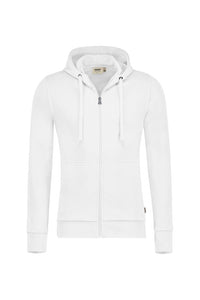 HAKRO Kapuzen-Sweatjacke Premium 605 weiß