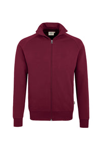 HAKRO Sweatjacke Premium 606 weinrot