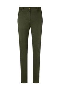 HAKRO Damen Chinohose X-Stretch 706 olive