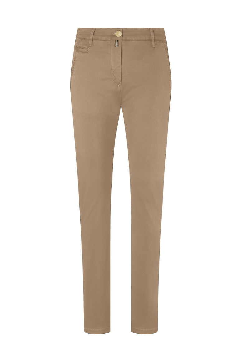 HAKRO Damen Chinohose X-Stretch 706 khaki