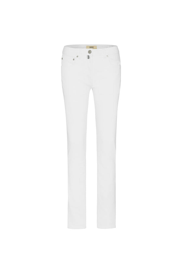 HAKRO Damen 5-Pocket-Jeanshose X-Stretch ECO 730 weiß