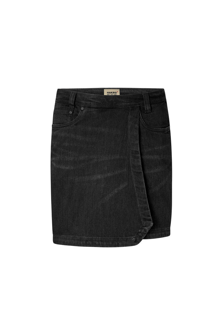 HAKRO Damen 5-Pocket-Jeansskort X-Stretch ECO 732 schwarz