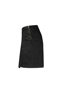 HAKRO Damen 5-Pocket-Jeansskort X-Stretch ECO 732 schwarz