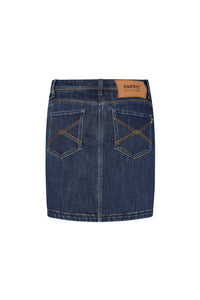 HAKRO Damen 5-Pocket-Jeansskort X-Stretch ECO 732 indigo