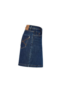 HAKRO Damen 5-Pocket-Jeansskort X-Stretch ECO 732 indigo