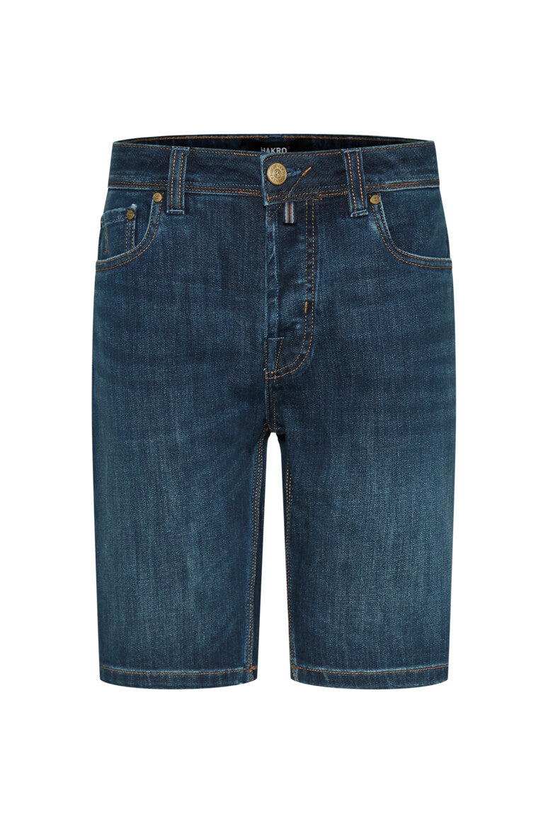 HAKRO 5-Pocket-Jeansshorts X-Stretch ECO 733 indigo