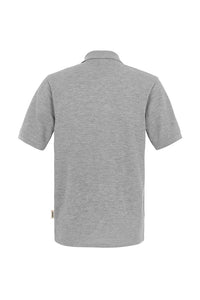 HAKRO Poloshirt Top 800 grau meliert