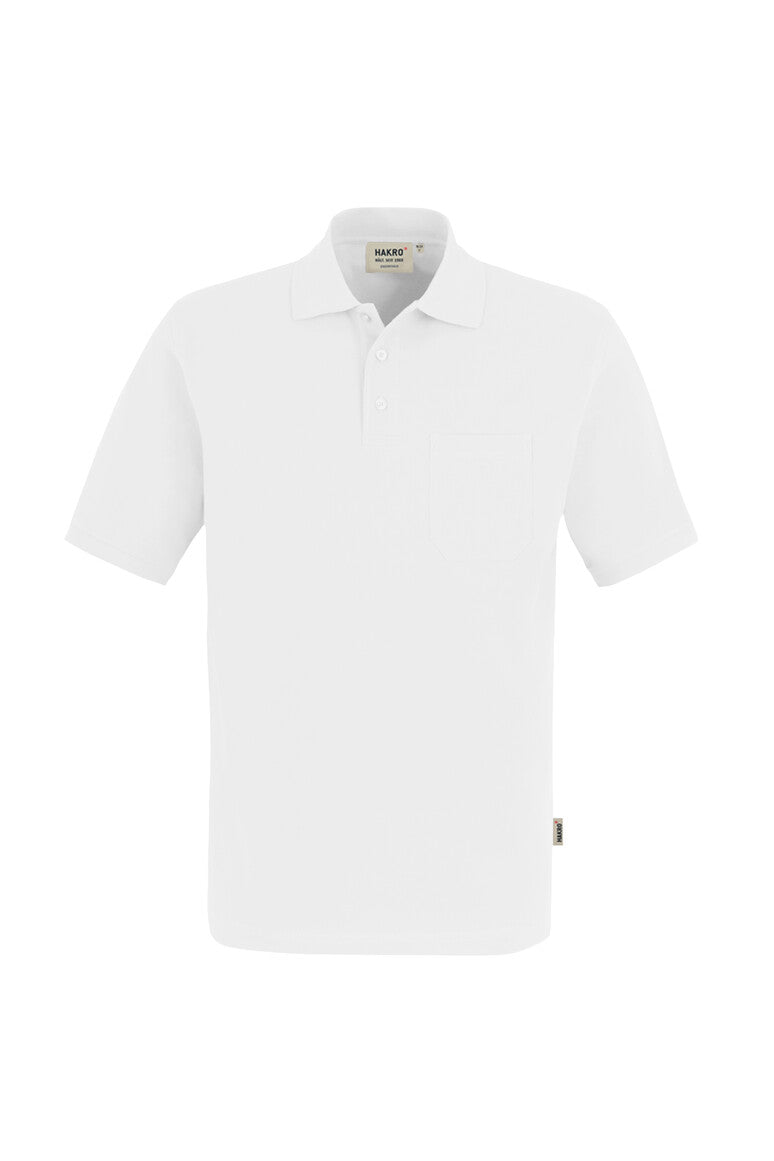 HAKRO Pocket-Poloshirt Top 802 weiß
