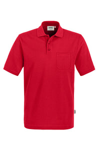 HAKRO Pocket-Poloshirt Top 802 rot