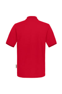 HAKRO Poloshirt Casual 803 rot/schwarz