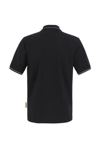 HAKRO Poloshirt Casual 803 schwarz/silber