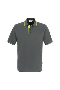 HAKRO Poloshirt Casual 803 anthrazit/kiwi