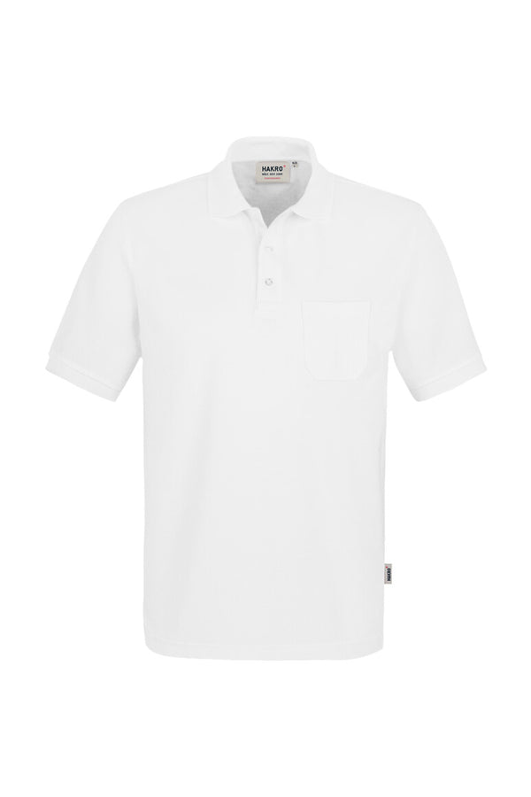 HAKRO Pocket-Poloshirt MIKRALINAR® 812 weiß