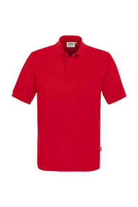 HAKRO Pocket-Poloshirt MIKRALINAR® 812 rot