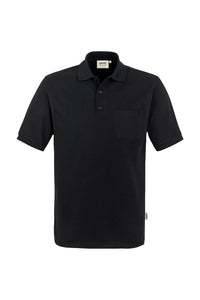 HAKRO Pocket-Poloshirt MIKRALINAR® 812 schwarz