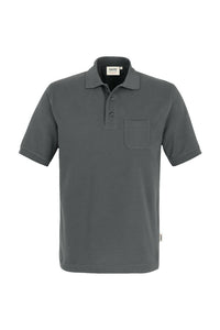 HAKRO Pocket-Poloshirt MIKRALINAR® 812 anthrazit