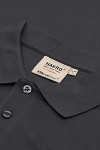 HAKRO Pocket-Poloshirt MIKRALINAR® 812 karbongrau