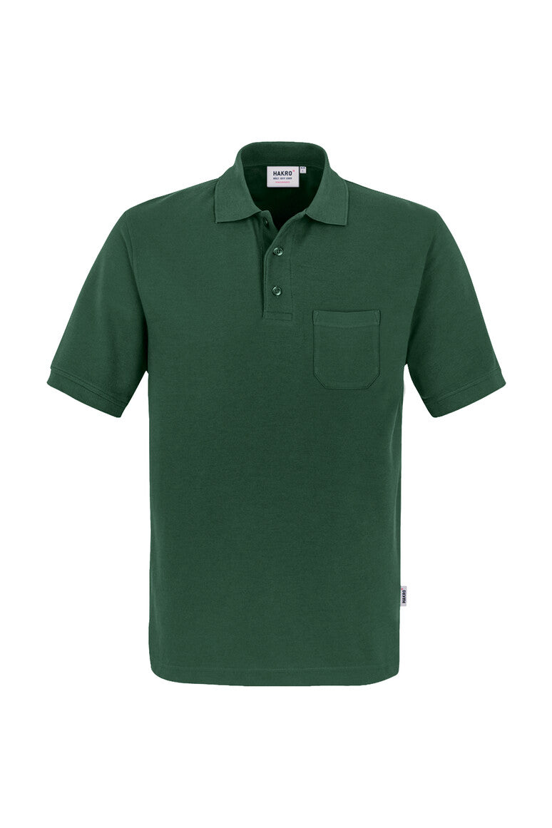 HAKRO Pocket-Poloshirt MIKRALINAR® 812 tanne